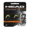 ANTIVIBRADORES HEAD XTRA DAMP BLACK/LIMA -Pelotas Equipo Tienda antivibradores head xtra damp blacklima