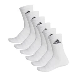 CALCETIN ADIDAS CUSH CRW 6PP BLANCO/BLANCO