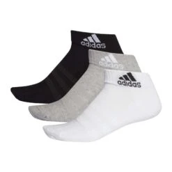 CALCETINES ADIDAS CUSH CRW 3PP NEGRO/GRIS/BLANCO