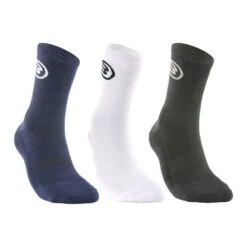 CALCETINES BULLPADEL BP2309 PACK 3 BL/NE/AZ
