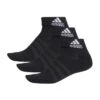 CALCETINES CUSH ADIDAS PACK 3PP NEGRO 2 CALCETINES CUSH ADIDAS PACK 3PP NEGRO -Pelotas Equipo Tienda calcetines cush adidas pack 3pp negro