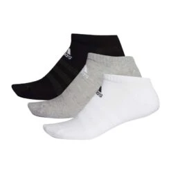 CALCETINES CUSH LOW ADIDAS PACK 3PP GRIS/BLANCO/NEGRO