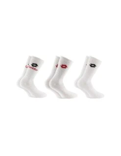 CALCETINES DE TENIS LOTTO BLANCOS PACK 3 UD
