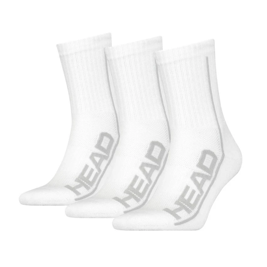 CALCETINES HEAD PERFORMANCE X3 BLANCOS 3 CALCETINES HEAD PERFORMANCE X3 BLANCOS