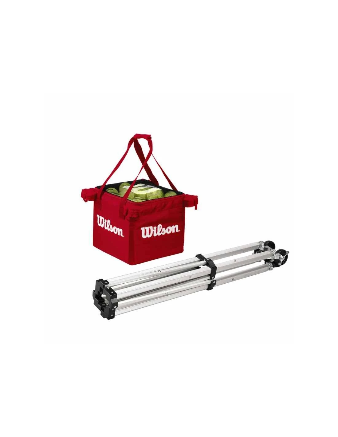 CESTA WILSON PARA PELOTAS ENTRENAMIENTO ROJA 4 CESTA WILSON PARA PELOTAS ENTRENAMIENTO ROJA - Imagen 2