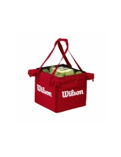 CESTA WILSON PARA PELOTAS ENTRENAMIENTO ROJA