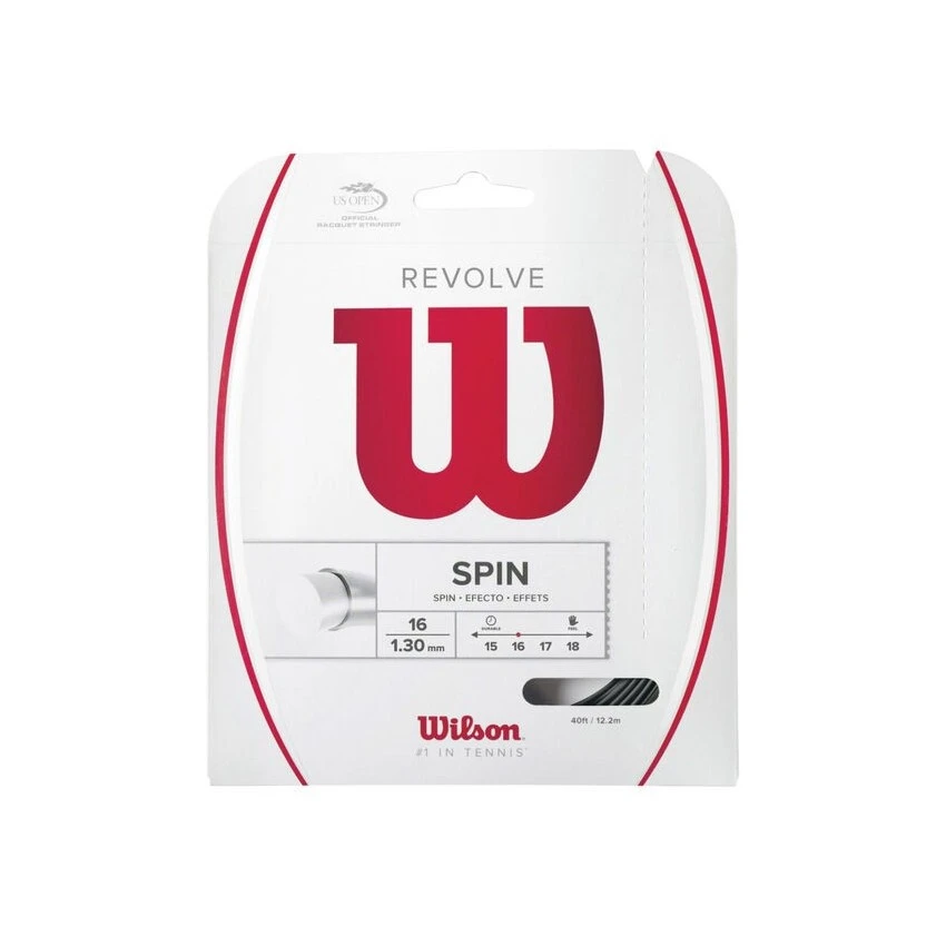 SET CORDAJE WILSON REVOLVE 1,30 Negro(12,2 METROS) 3 SET CORDAJE WILSON REVOLVE 1,30 Negro(12,2 METROS)
