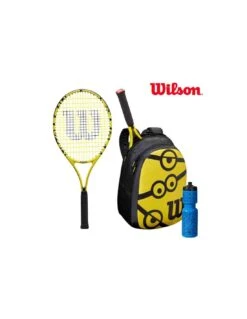 KIT RAQUETA WILSON MINIONS 25
