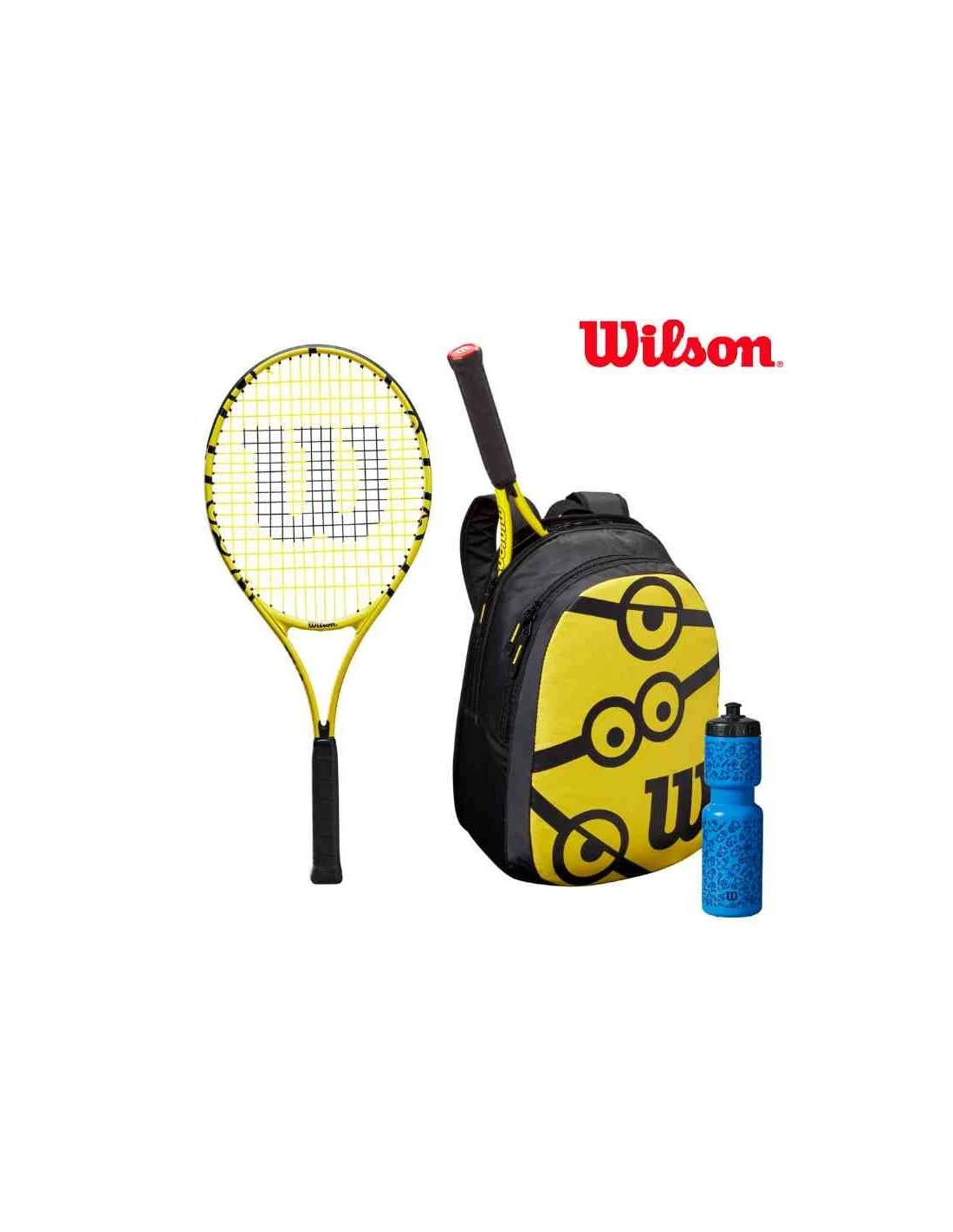 KIT RAQUETA WILSON MINIONS 25