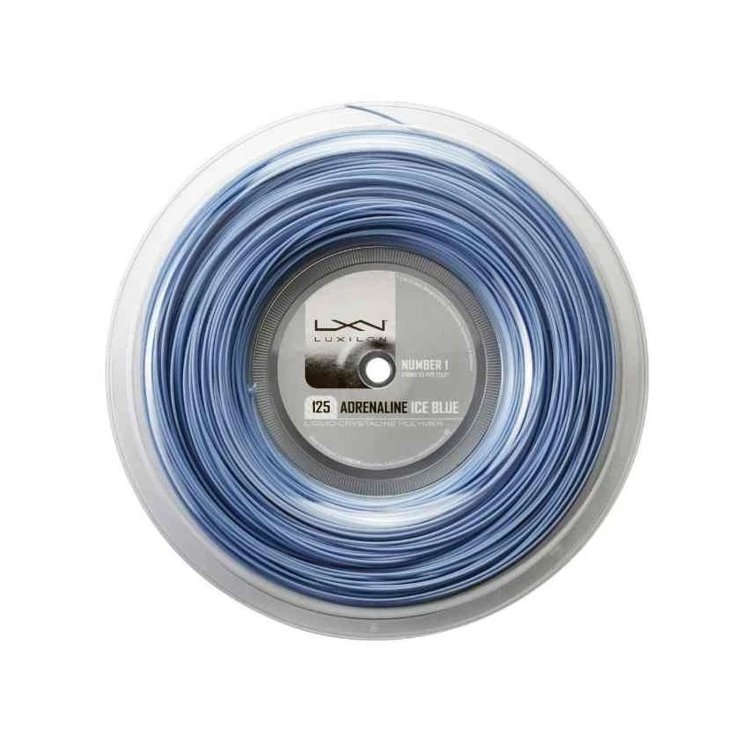 Cordaje Luxilon Adrenaline Ice Blue 125 200 Mts Reel