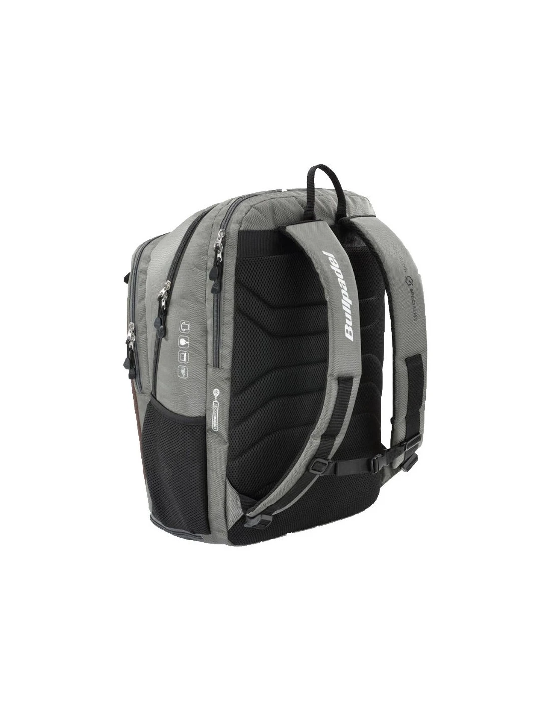 MOCHILA BULLPADEL BPM-23007 VERTEX GRIS MEDIO 5 MOCHILA BULLPADEL BPM-23007 VERTEX GRIS MEDIO - Imagen 3