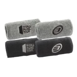 MUÑEQUERA BULLPADEL BPMU-WPT2312 GRIS VIGORE/NEGRA 2023