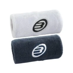 MUÑEQUERAS BULLPADEL BPMU233 BLANCO/AZUL MARINO 2023