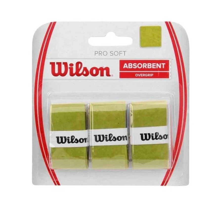 OVERGRIP WILSON PRO SOFT VERDE X3 3 OVERGRIP WILSON PRO SOFT VERDE X3