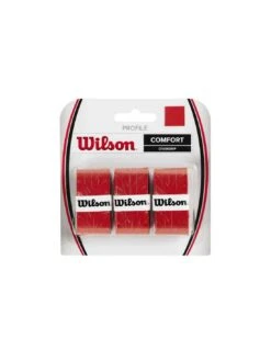 OVERGRIPS WILSON PROFILE ROJO X3