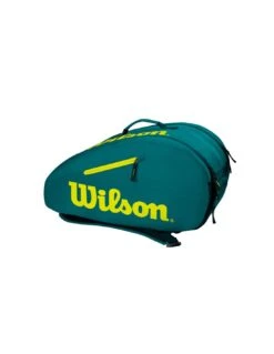 PALETERO WILSON PADEL YOUTH Green/Yellow -Pelotas Equipo Tienda paletero wilson padel youth greenyellow 1