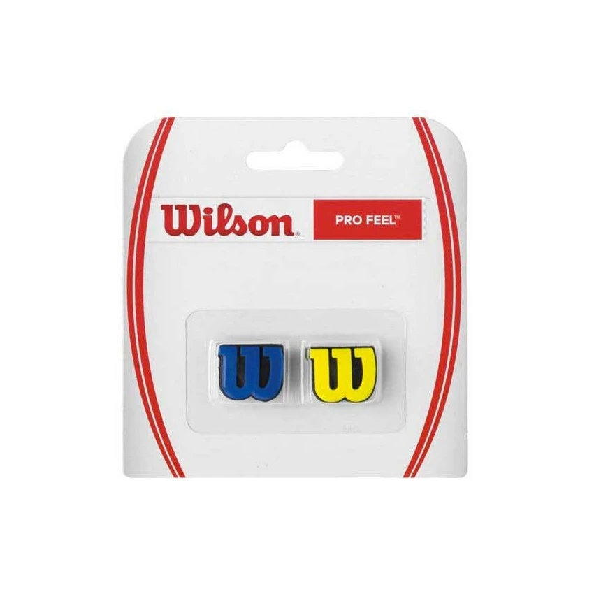 WILSON Antivibrador Pro Feel Blue- Yell 3 WILSON Antivibrador Pro Feel Blue- Yell