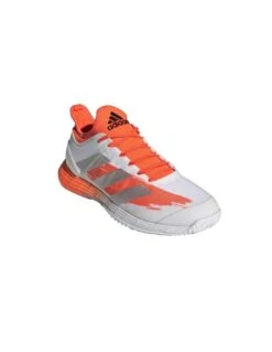 ZAPATILLA ADIDAS ADIZERO UBERSONIC 4 BLANCO NARANJA 10 ZAPATILLA ADIDAS ADIZERO UBERSONIC 4 BLANCO NARANJA -Pelotas Equipo Tienda zapatilla adidas adizero ubersonic 4 blanco naranja 3