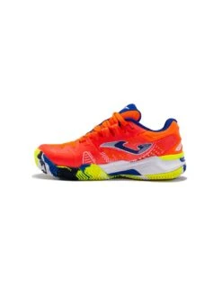 ZAPATILLA JOMA SLAM JR 2208 CLAY NARANJA/ROYAL -Pelotas Equipo Tienda zapatilla joma slam jr 2208 naranja royal 2