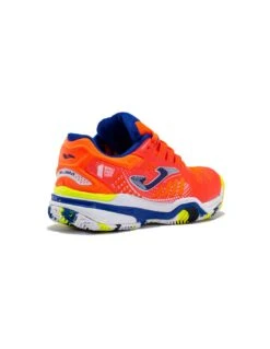 ZAPATILLA JOMA SLAM JR 2208 CLAY NARANJA/ROYAL -Pelotas Equipo Tienda zapatilla joma slam jr 2208 naranja royal 4