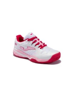 ZAPATILLA JOMA SLAM JR 2232 CLAY BLANCO/FUCSIA -Pelotas Equipo Tienda zapatilla joma slam jr 2232 clay blancofucsia 3