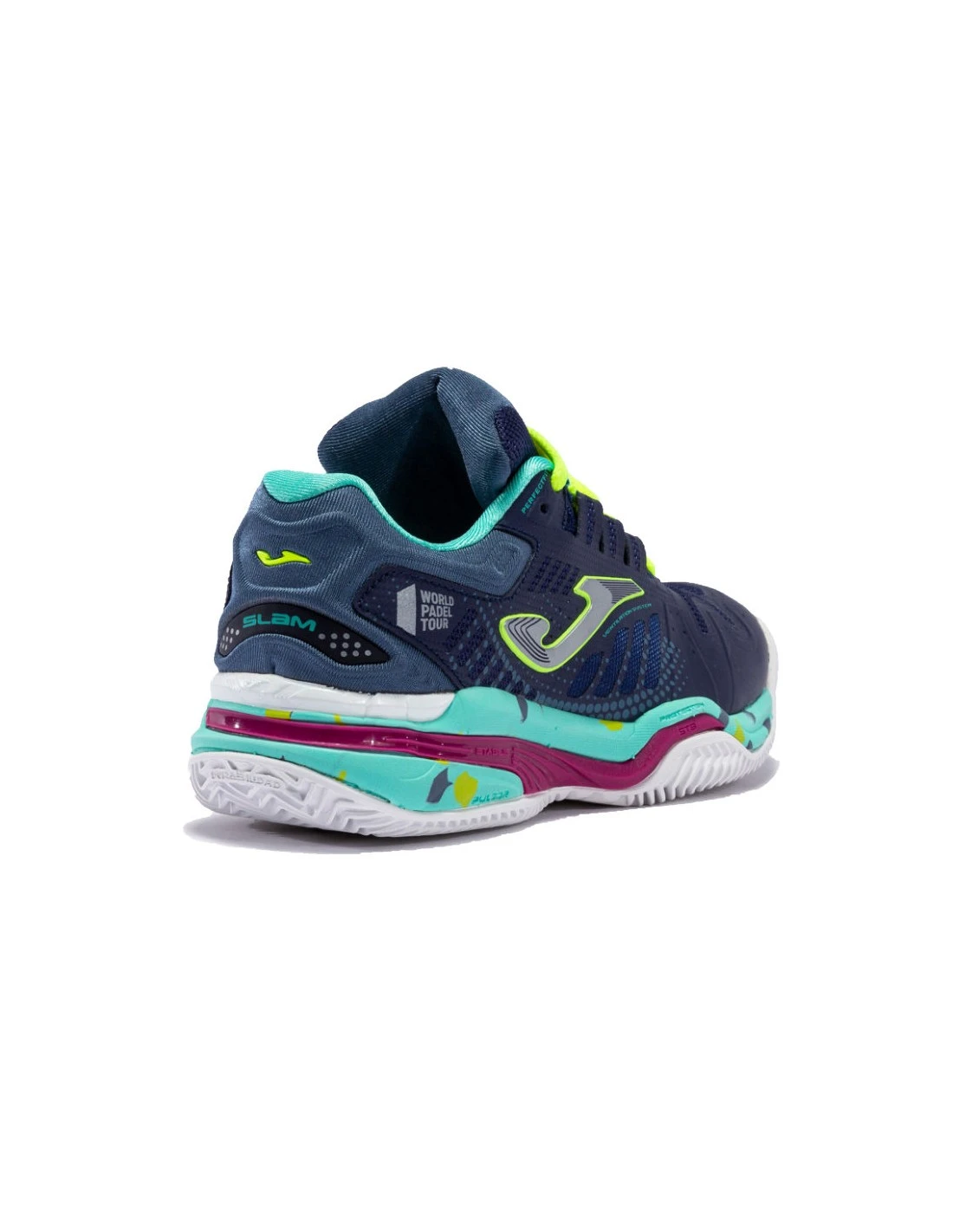 ZAPATILLA JOMA SLAM JR 2233 CLAY MARINO/TURQUESA 7 ZAPATILLA JOMA SLAM JR 2233 CLAY MARINO/TURQUESA - Imagen 5