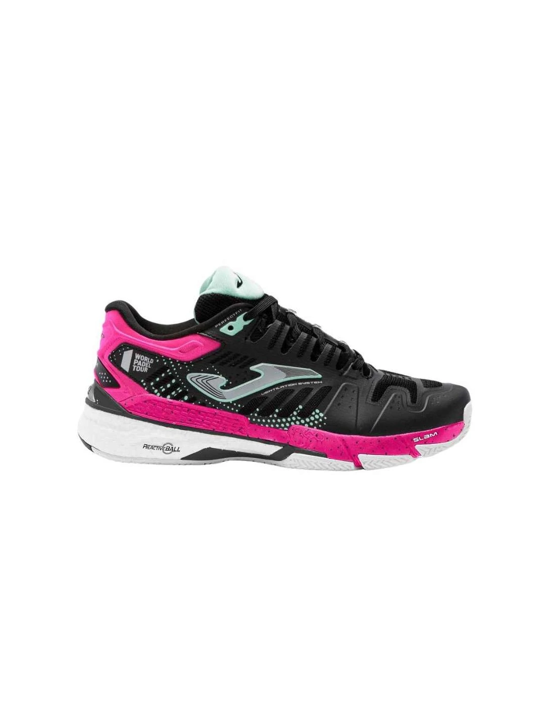 ZAPATILLA JOMA SLAM LADY 2101 NEGRA WPT