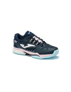 ZAPATILLA JOMA T.SLAM LADY 2203 CLAY MARINO/ROSA -Pelotas Equipo Tienda zapatilla joma tslam lady 2203 marino rosa 3