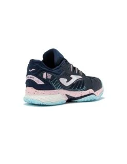 ZAPATILLA JOMA T.SLAM LADY 2203 CLAY MARINO/ROSA -Pelotas Equipo Tienda zapatilla joma tslam lady 2203 marino rosa 4