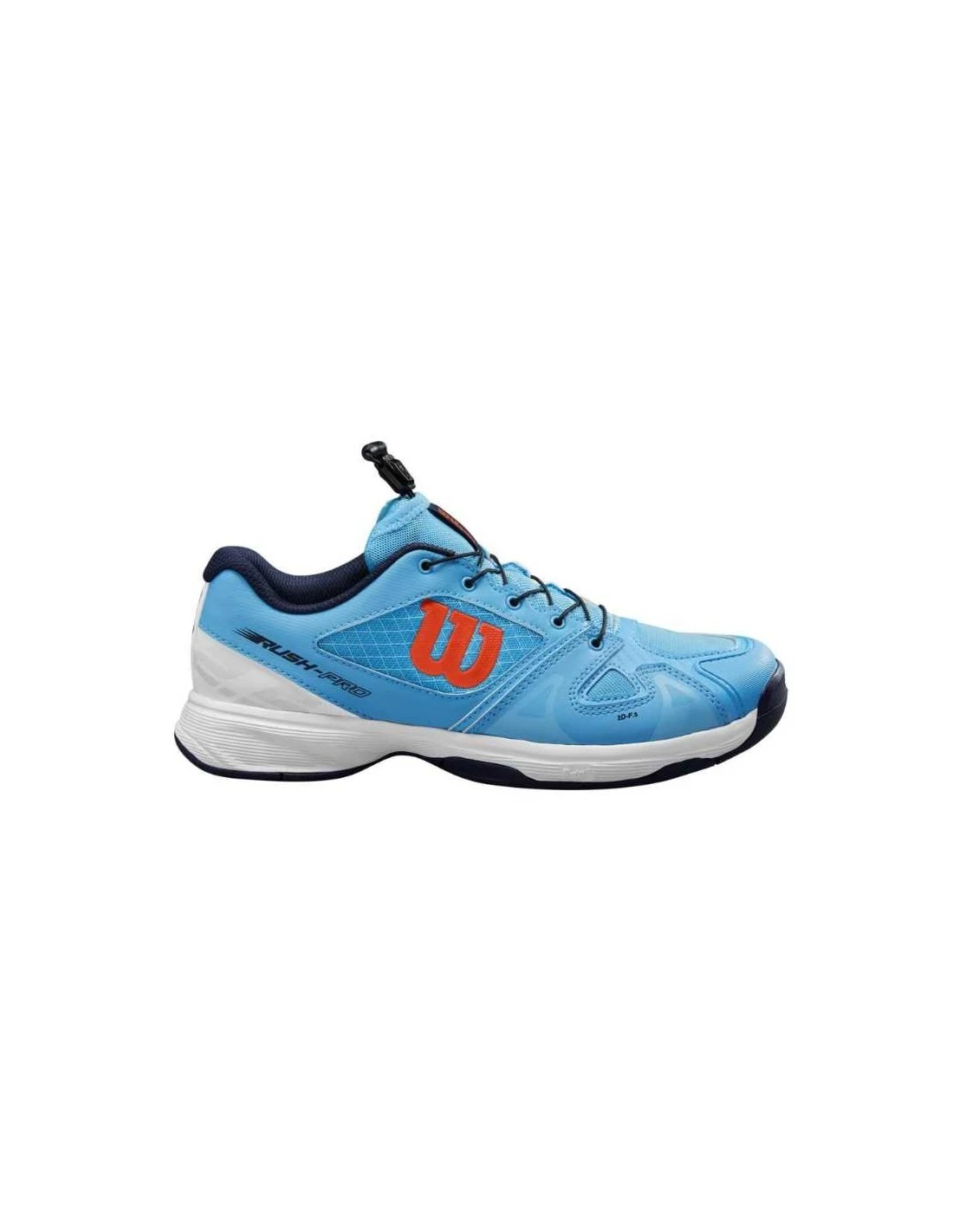 Zapatilla Wilson RUSH PRO JR QL Bonnie Blu/Wh/Tangerine 3 Zapatilla Wilson RUSH PRO JR QL Bonnie Blu/Wh/Tangerine